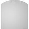 Ekena Millwork Arch Top Surface Mount PVC Gable Vent: Functional, w/ 3-1/2"W x 1"P Standard Frame, 22"W x 24"H GVPAR22X2401SF - alternate 4